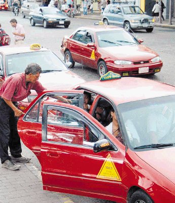 Taxi in Cosa Rica