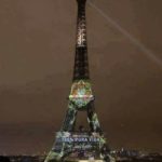 Torre Eiffel Illuminata in onore del COSTA RICA